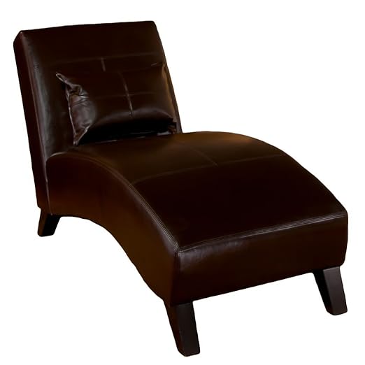 Great Deal Furniture 234475 Laguna Brown Leather Curved
