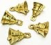 AzKrafts Vintage Style Indian Brass Elephant Cow Camel Bells Lot of 12 Pcs 1.6