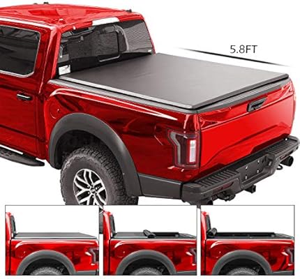 Amazon Com 4xbeam Roll Up Truck Bed Tonneau Cover Fits Chevy Silverado Gmc Sierra 2007 2018 5 8 Ft Bed 5 Years Warranty Automotive