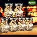 ZOUTOG Solar String Lights, 30 LED Hanging Mason Jar Outdoor Lights with Handle, Solar Lantern Lights for Patio / Garden / Yard and Lawn, 6 Pack - Jars & Hangers Included