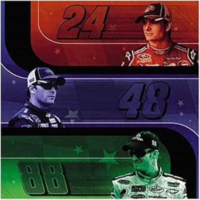 NASCAR 'Dale Jr., Gordon and Johnson' Large Napkins (16ct)