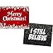 Christmas Photo Booth Props Accessories Kit Party Signs - Set of 12