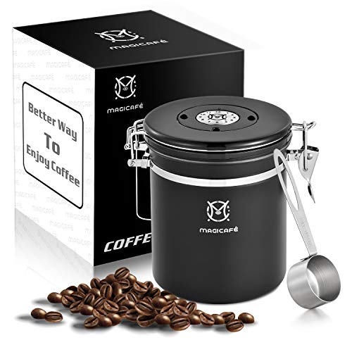 Magicafé Airtight Coffee Container Canister Co2 Valve Airscape Coffee