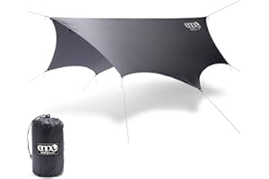 ENO - Eagles Nest Outfitters DryFly Rain Tarp, Ultralight Hammock Accessory, Charcoal