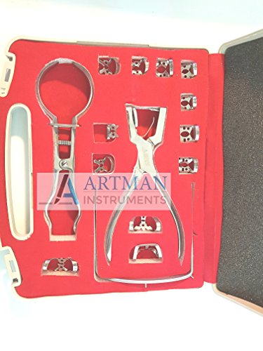 Rubber Dam Kit with 12 Clamps ARTMAN brand by Wise Linkers