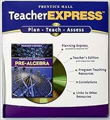 Teacher Express for Prentice Hall Pre-Algebra: Pearson Education