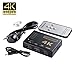 HDMI Switch 4K Intelligent 5-Port HDMI Switch, 5 in 1 out HDMI Switcher HDMI Splitter with IR Wireless Remote, High Speed HDMI Converter, support Full 3D 4k x 2k for HDTV/ DVD/ STB/ PC /Projector
