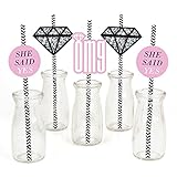 OMG, You're Getting Married! - Engagement Party Straw Decor with Paper Straws - Set of 24