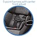 Cosco Comfy Convertible Car Seat (Heather Granite)