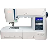 Janome Skyline S6 Sewing and Quilting Machine with 9mm Stitch Width, Mid-Size, White