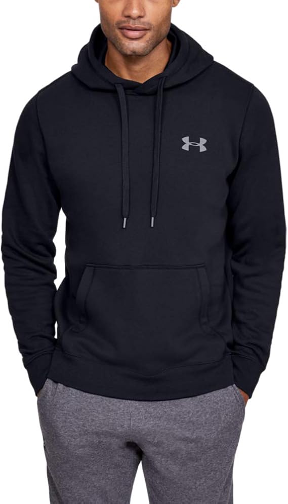 men's ua rival fleece fitted graphic hoodie