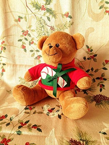 Candy Cane Teddy Bear