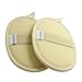 Kiloline Exfoliating Loofah Pads-2 Pack 100% Natural Luffa and Terry Cloth Materials Loofa Sponge Scrubber Brush Close Skin for Men and Women When Bath Spa and Shower