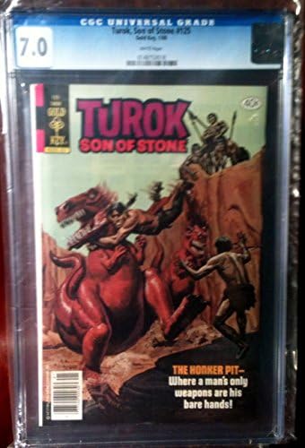 Turok Son of Stone # 125 CGC Graded 7.0 FINE+