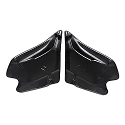 XMMT 1 Pair Gloss Black ABS Plastic Side Covers