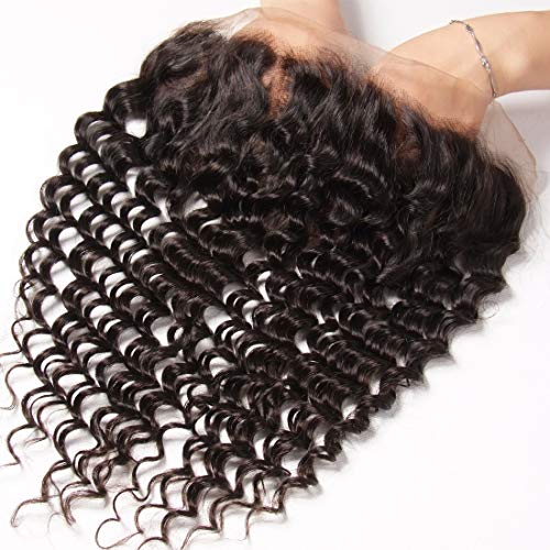 UNice-Hair-Brazilian-Deep-Wave-Lace-Frontal-Closure-13X4-Ear-to-Ear-Free-Part-Swiss-Lace-Frontal-100-Unprocessed-Brazilian-Virgin-Human-Hair-Natural-Color-14inch-frontal