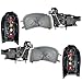 Aftermarket Replacement 6 Pc Set of Headlights Taillamps & Signal Side Marker Lights Compatible with 97-05 Venture 10368389