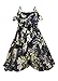 JerrisApparel Girls' Summer Spaghetti Strap Off Shoulder Flowers Boho Maxi Dress