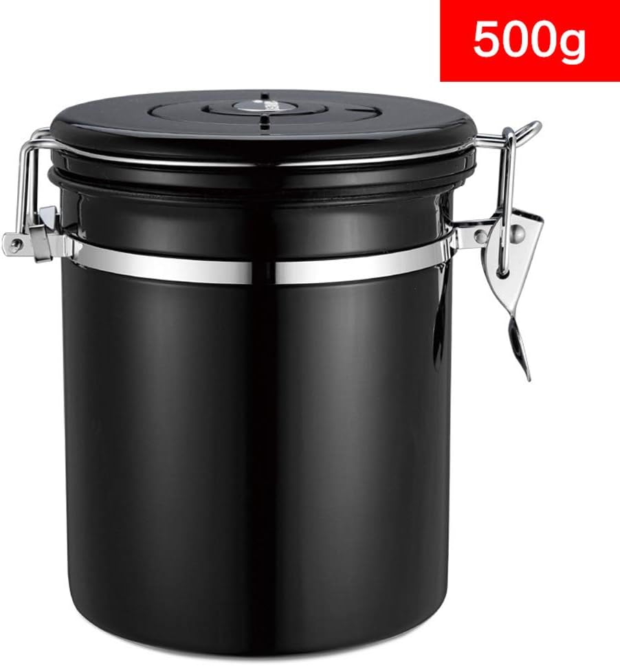 Large Sealed Coffee Bean Container with Oneway CO2 Exhaust Valve/Time Record Dial