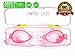 Swimming Goggles for Kids by Goggle Pets; 100% Silicone Straps, Premium Quality Lenses, Anti Fog Scratch Resistant UV Protection