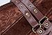 Charmian Women's Retro Goth Spiral Steel Boned Brocade Steampunk Bustiers Corset with Jacket and Belt Brown X-Large