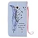 Lumia 640 Case, Microsoft Lumia 640 Wallet Case, Harryshell(TM) Feather Wallet Folio Leather Flip Case Cover Build in Credit Card ID Holder & Wrist Strap for Microsoft Lumia 640 LTE/ Nokia Lumia 640