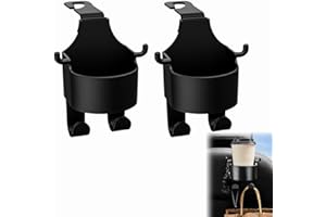 Multifunctional Hook for Car Seat Back,Gewaha 2 in 1 Car Seat Headrest Cup Holder with Hooks,Multifunctional Seat Cup Holder 