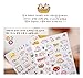 6 Sheets Craft Sticker, Marrywindix Tech Decorative Scrapbooking Diary Album Sticker Adhesive #3