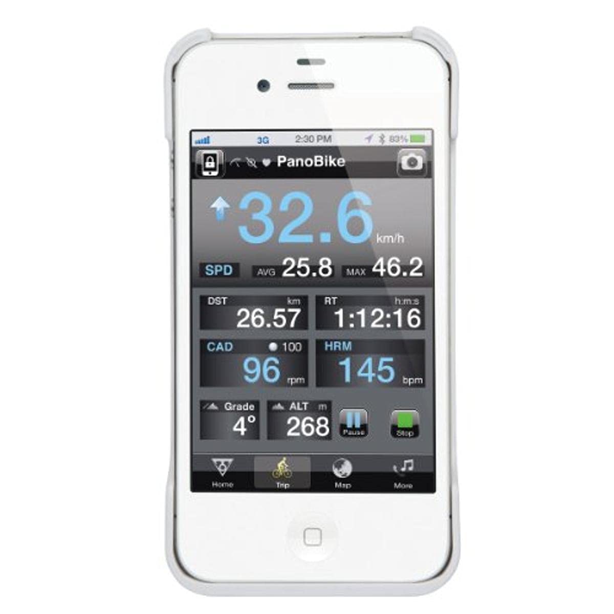 Topeak RideCase Shell Case for iPhone 4/4S blanco white — image 1