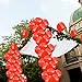 (100 Pack)12 Inch Thicken Round Latex Balloons -red Balloons, Creative Balloons for Party Supplies and Decorations, Birthday Balloon Arch Supplies Events Christmas Party. Loritada