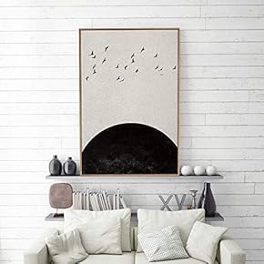 Framed Nordic Abstract Home Artwork for Living Room Bedroom