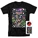 Jurassic Park Welcome to The Park T Shirt & Stickers (Black) Large