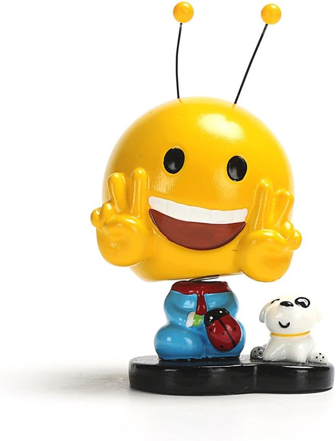 DoinMaster Creative Cute Emoji Decoration for Car or Home (C)