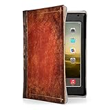 Twelve South Rutledge BookBook for iPad Mini 4 | Artisan Leather Book case and Display Stand for iPad Mini (1st– 4th gen.)
