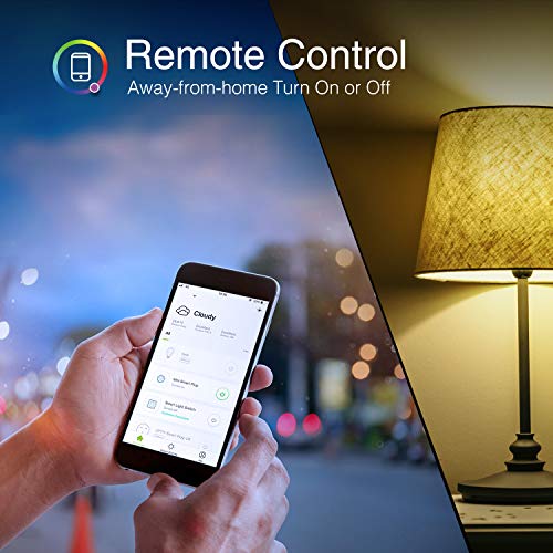 WiFi Smart Light Bulb Works with Alexa Google Home & IFTTT, Gosund A19 E26 LED Smart Bulb RGB Color Changing Dimmable, No Hub Required, Soft White (4 Pack)