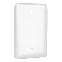 TayMac WMW-B 1-Gang White Smooth Metal Maxi Blank