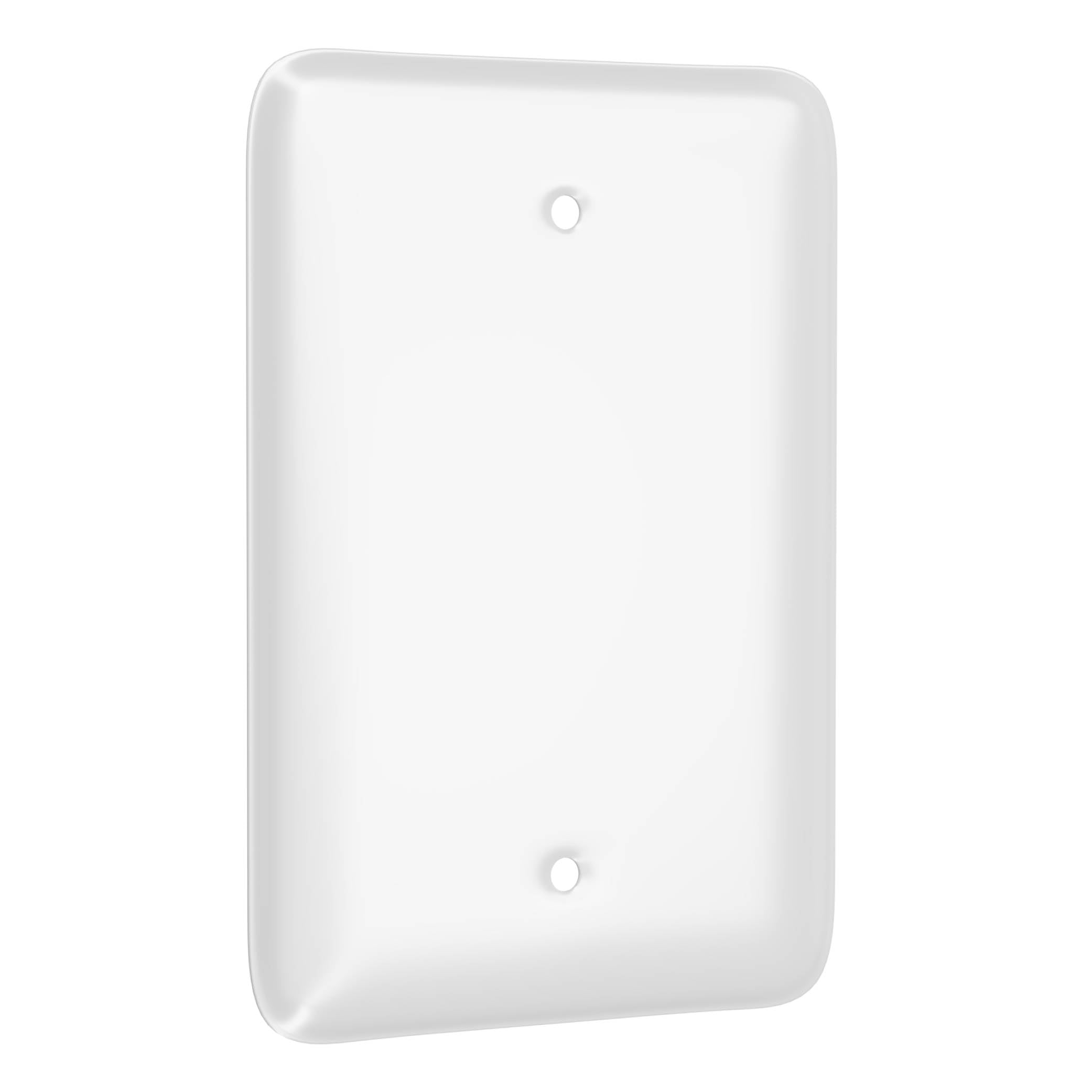 TayMac WMW-B 1-Gang White Smooth Metal Maxi Blank