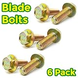 6PK John Deere 19M7786 Blade Bolts L100 L110 L118 L120 L130 Sabre 1642 1742 2048