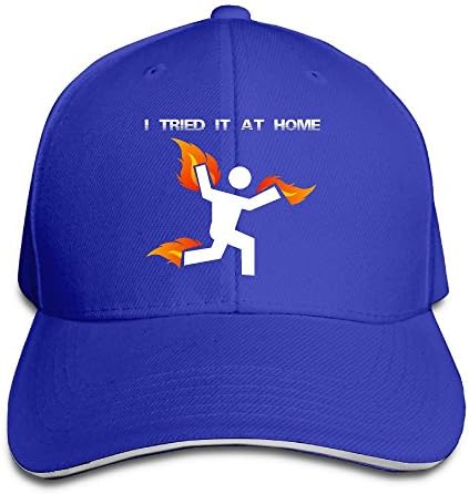 Frwegewa Vintage Unisex-Adult I Tried IT AT Home Hip Hop Royalblue