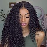 BLY Curly Human Hair Lace Front Wigs Mongolian Kinky Curly Virgin Hair 8 Inch 150% Density 13x4 Lace Front Wigs for Black Women Pre Plucked with Baby Hair