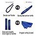 Blue Spoke Skins Motocross Dirt Bike Enduro Wheel RIM SPOKE Shrouds SKINS COVERS for HONDA 125, SUZUKI 250, YAMAHA 450, KAWASAKI 500