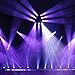 Lixada 9x10W 9LED 16/48 Channel Full Color DMX512 Sound Control Auto Rotating Mini Triangle Spider Lamp Beam Stage Light for Disco KTV Club Party