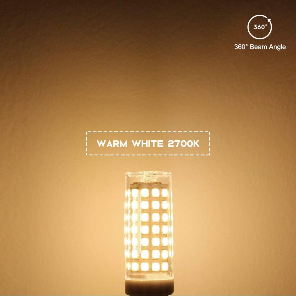 G9 7W Dimmable LED Light Bulbs, Warm White 2700K, 600LM, 60W Halogen Replacement, 220V-240V, 360 Degree, Energy Saving - Image 5