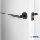 XFORT Matt Black Liberty Lever Rose Door Handles 4 Pack Internal Wooden Door Set view 4