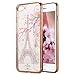 iPhone 8 Plus Case, iPhone 7 Plus Case, LONTECT Eiffel Tower Floral Clear Design Pattern Printing Soft TPU Gel Slim Back Protective Case Scratch Resistant for Apple iPhone 8 Plus/iPhone 7 Plus