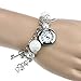 Coromose Women Girl Quartz Charms Bracelet Wrist Watch