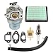 Butom Carburetor with Gasket Spark Plug Fuel Air Filter kit for Honda GCV160 GCV160A GCV160LA HRB216 HRS216 HRR216 HRT216 HRZ216 Carb Lawn Mower primary