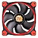 Thermaltake Riing 12 Series Red High Static Pressure 120mm Circular LED Ring Case/Radiator Fan with Anti-Vibration Mounting System Cooling CL-F038-PL12RE-A