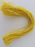 Kourtney's Crafts Yellow Elastic Stretch Shock Cord 1mm 25 yards 23 meters