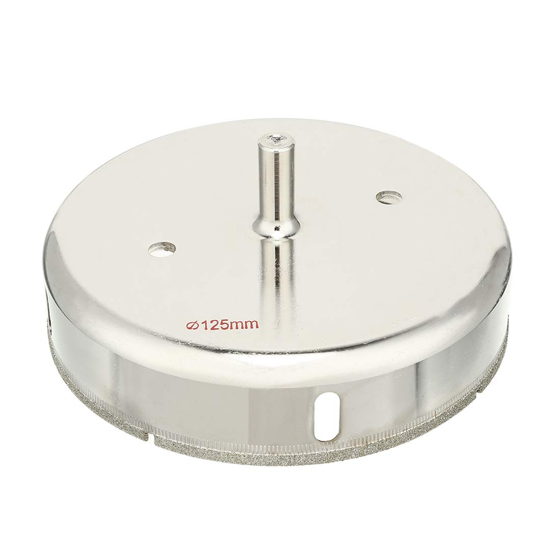 Sourcingmap 125mm Diamond Coated Glass Hole Saw Drill Bits for Ceramic Tile Marble Rock Porcelain Bottles Pots Brick